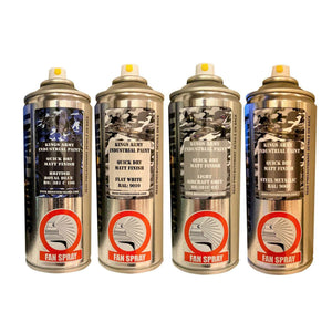 Kings Army Spray Paint New Navy Battle Pack, 4 x 400ml Matt Finish,Militaria,Rc mod Rc 4 Monstercolors