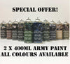 2 x Kings Army Military Spray Paint Matt Finish Save £££ 2 x Kings Army Military Spray Paint Matt Finish Save £££ - monster-colors