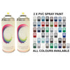 2 x PVC Spray Paint Matt Finish Save £££ 2 x PVC Spray Paint Matt Finish Save £££ - monster-colors