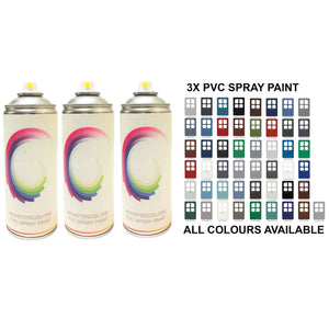 Image Title 3 x PVC Spray Paint Matt Finish Save £££ - monster-colors