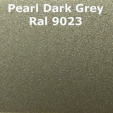 Monstercolors™ Pearl Metallic PVC Spray Paint – 400ml Color swatch of Monstercolors™ pearl metallic PVC spray paint in Pearl Dark Grey 9023