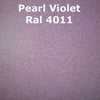 Monstercolors™ Pearl Metallic PVC Spray Paint – 400ml Color swatch of Monstercolors™ pearl metallic PVC spray paint in Pearl Violet 4011