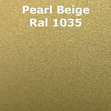 Monstercolors™ Pearl Metallic PVC Spray Paint – 400ml Color swatch of Monstercolors™ pearl metallic PVC spray paint in Pearl Beige 1035