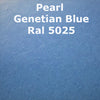 Monstercolors™ Pearl Metallic PVC Spray Paint – 400ml Color swatch of Monstercolors™ pearl metallic PVC spray paint in Pearl Genetian Blue 5025