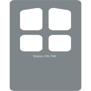 Image Title Color swatch of Monstercolors™ spray paint in Telegrey 2 RAL 7046