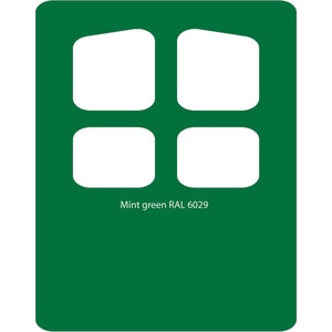 Image Title Color swatch of Monstercolors™ spray paint in Mint Green RAL 6029