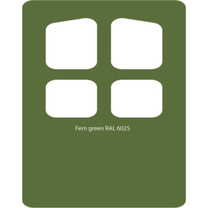 Image Title Color swatch of Monstercolors™ spray paint in Fern Green RAL 6025