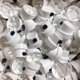 White & Black Fan Cap 5cm Spray White & Black Fan Cap 5cm Spray - monster-colors