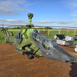 model painted apache helicopter