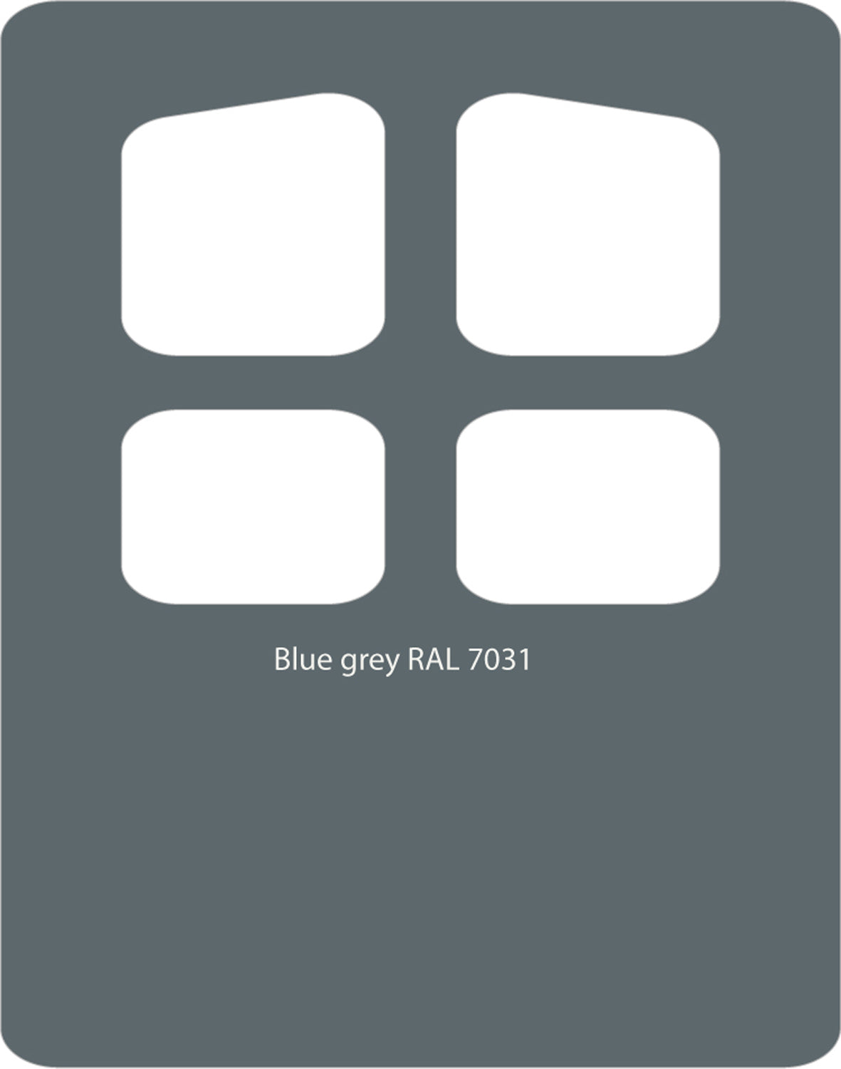 Blue Grey 7031 PVC Paint Monstercolors