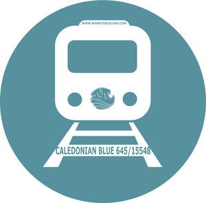 Caledonian Blue 645 Railway Coloured Paint Monstercolors