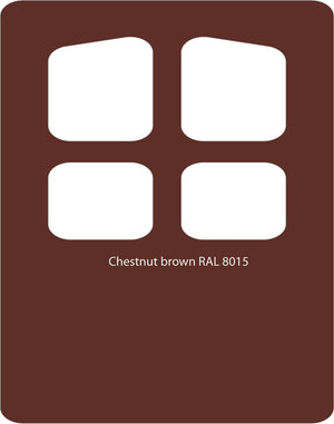 Chestnut Brown 8015 PVC Paint Monstercolors