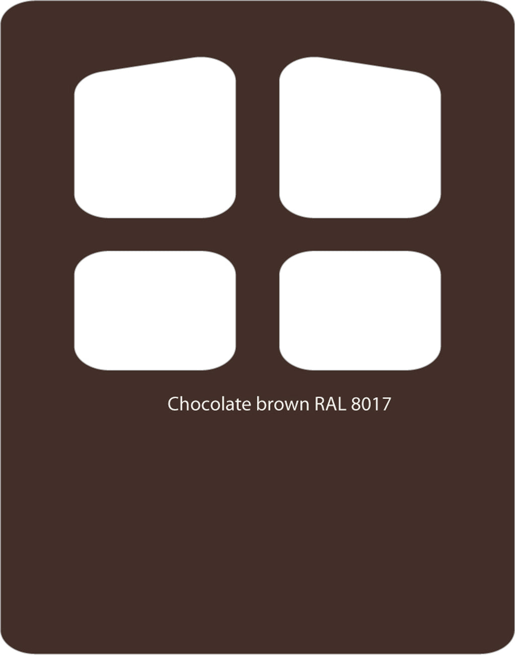 Chocolate Brown 8017 PVC Paint Monstercolors
