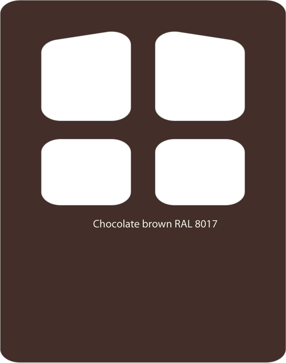 Chocolate Brown 8017 PVC Paint Monstercolors