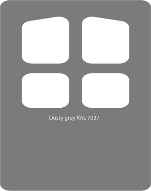 Dusty Grey 7037 PVC Paint Monstercolors