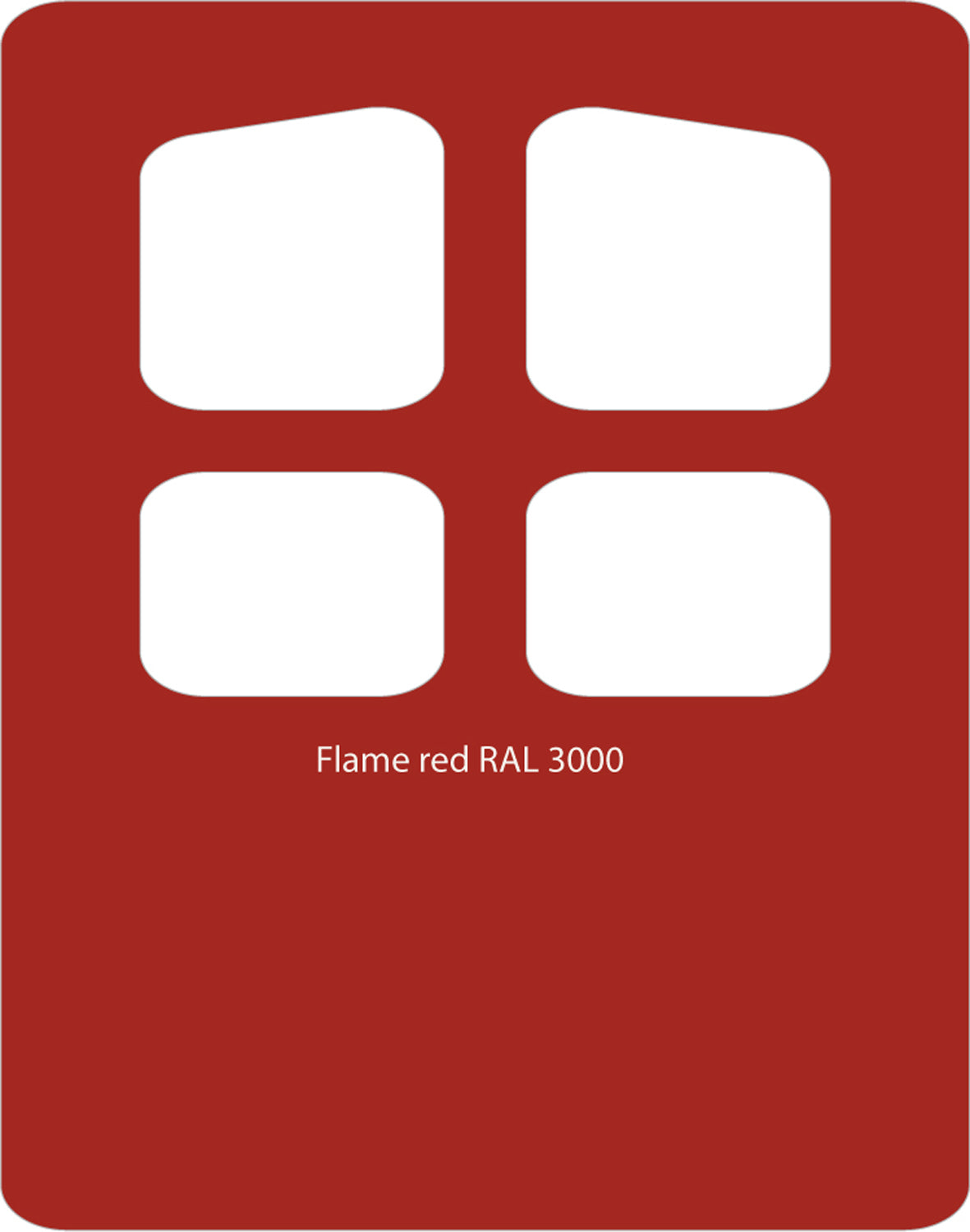 Flame Red 3000 PVC Paint Monstercolors