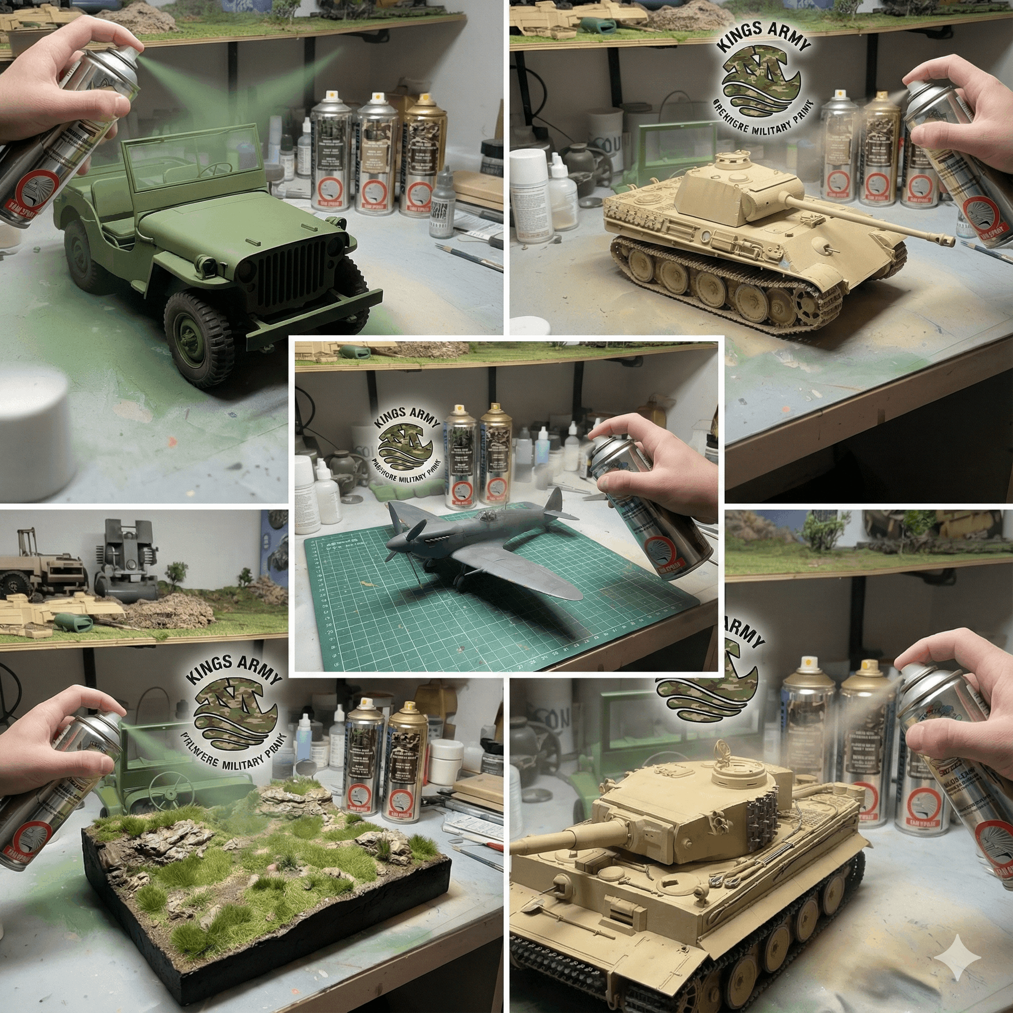 Military Spray Paint Monstercolors