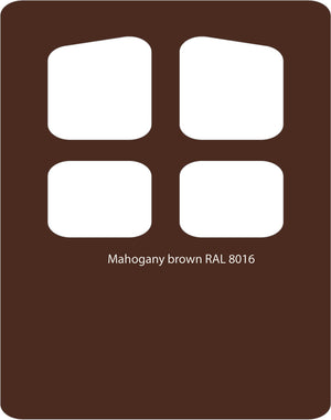 Mahogany Brown 8016 PVC Paint Monstercolors