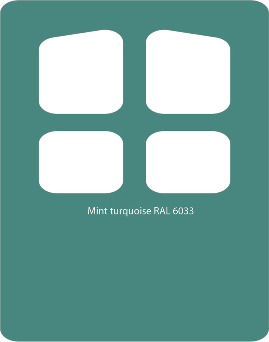 Mint Turquoise 6033 PVC Paint Monstercolors