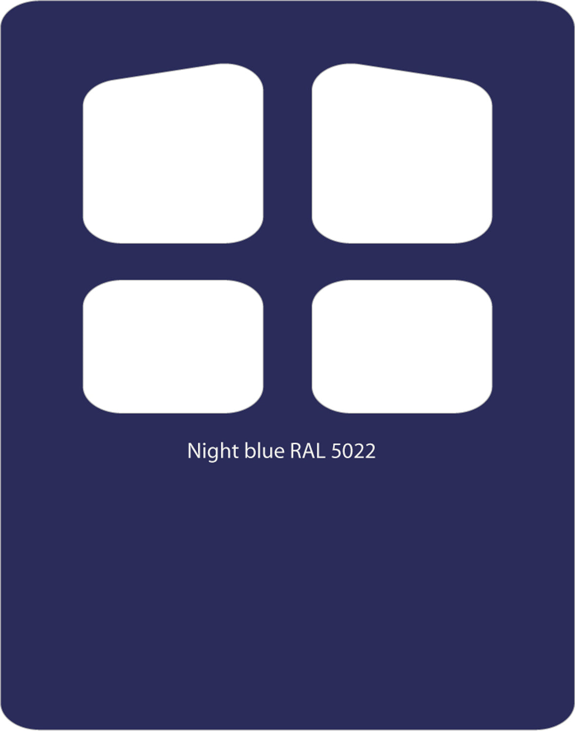 Night blue 5022 PVC Paint Monstercolors