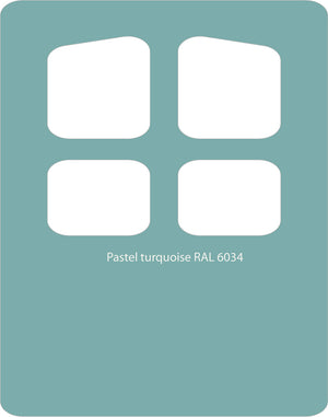 Pastel Turquoise 6034 PVC Paint Monstercolors