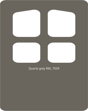 Quartz Grey 7039 PVC Paint Monstercolors