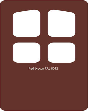 Red Brown 8012 PVC Paint Monstercolors