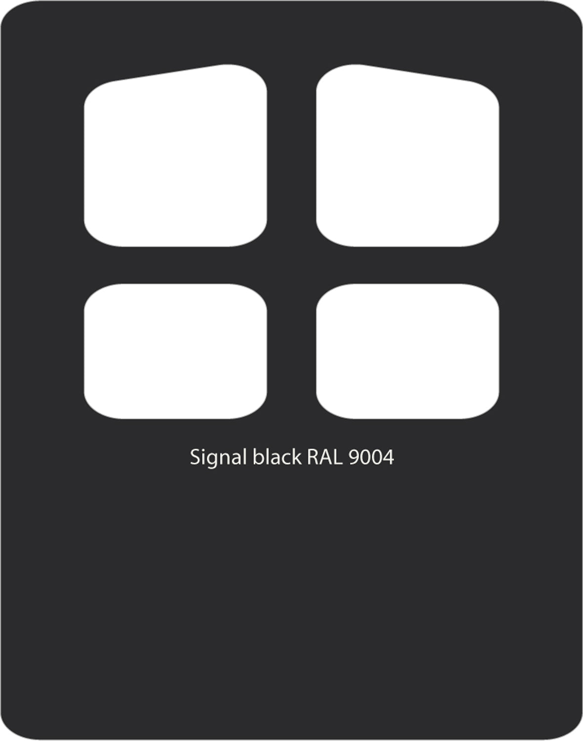 Signal Black 9004 PVC Paint Monstercolors