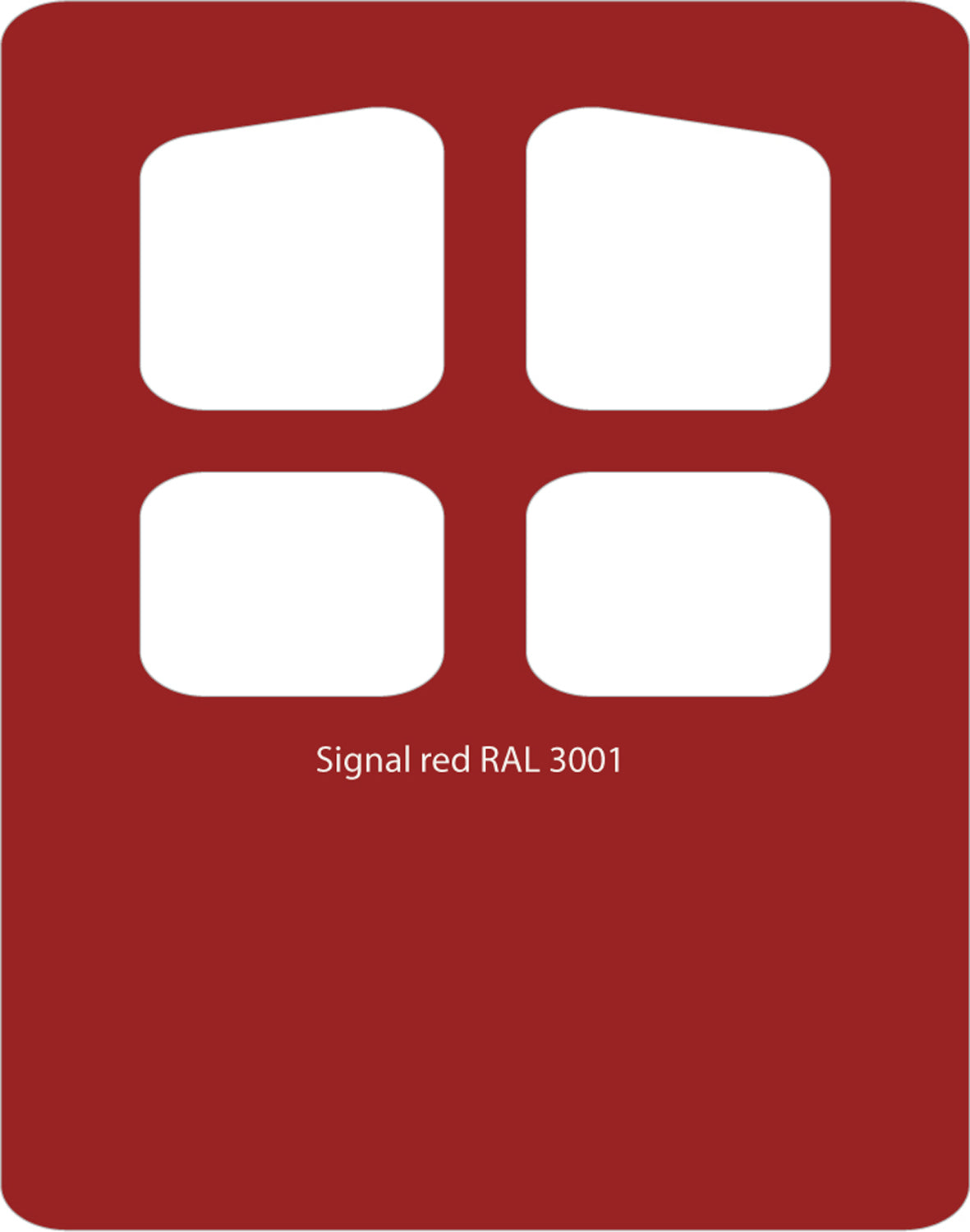 Signal Red 3001 PVC Paint Monstercolors