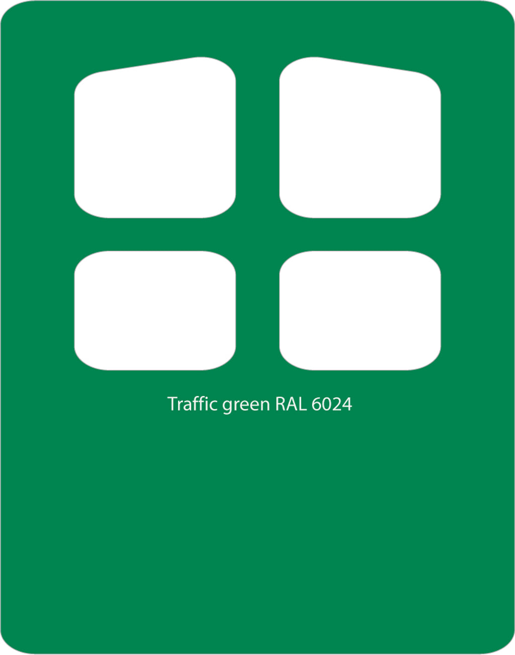 Traffic Green 6024 PVC Paint Monstercolors