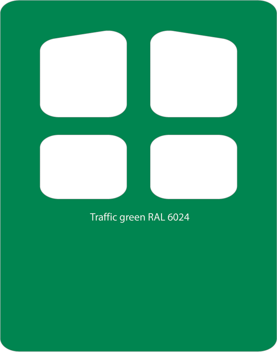Traffic Green 6024 PVC Paint Monstercolors