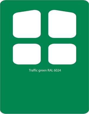 Traffic Green 6024 PVC Paint Monstercolors