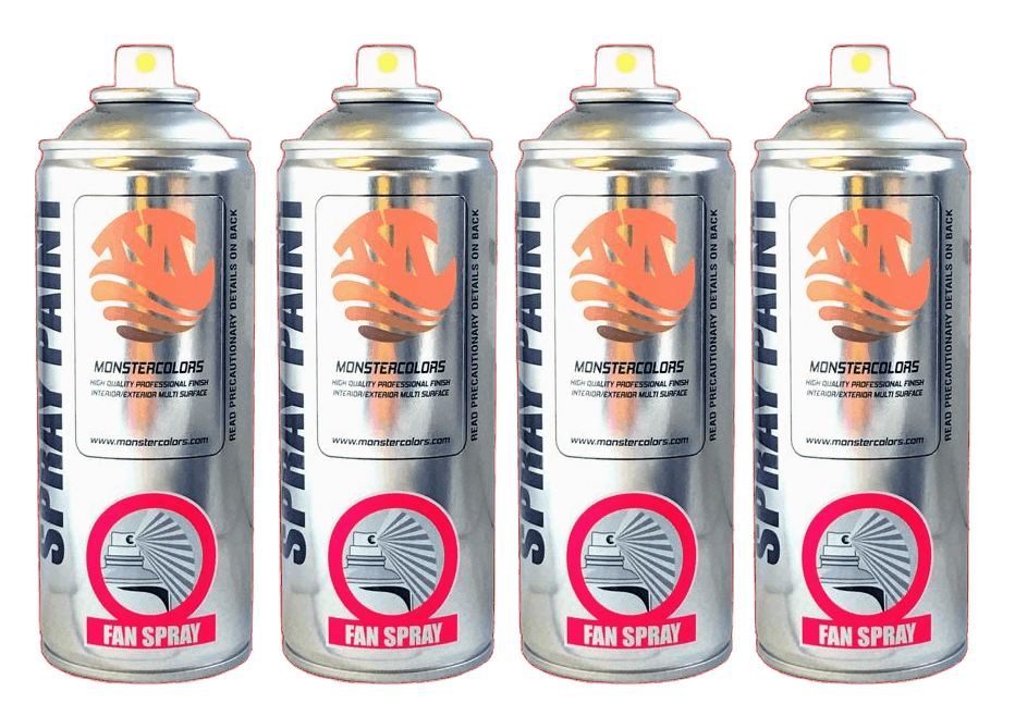 4 Pack Monster Spray Paint Monstercolors