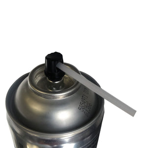 Top view of Monstercolors Nozzle Cleaner with precision straw for cleaning spray tips and dissolving dried aerosol paint