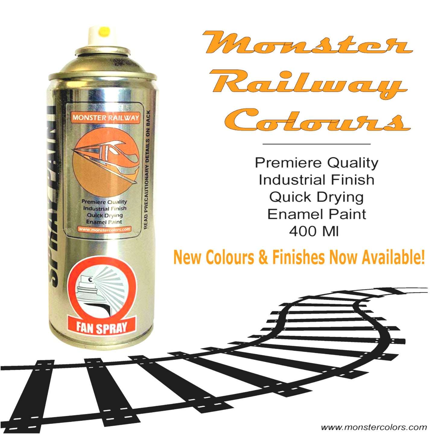 Railway Coloured Paint Monstercolors