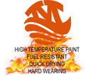 Traffic Orange 2009 High Temperature Paint Monstercolors