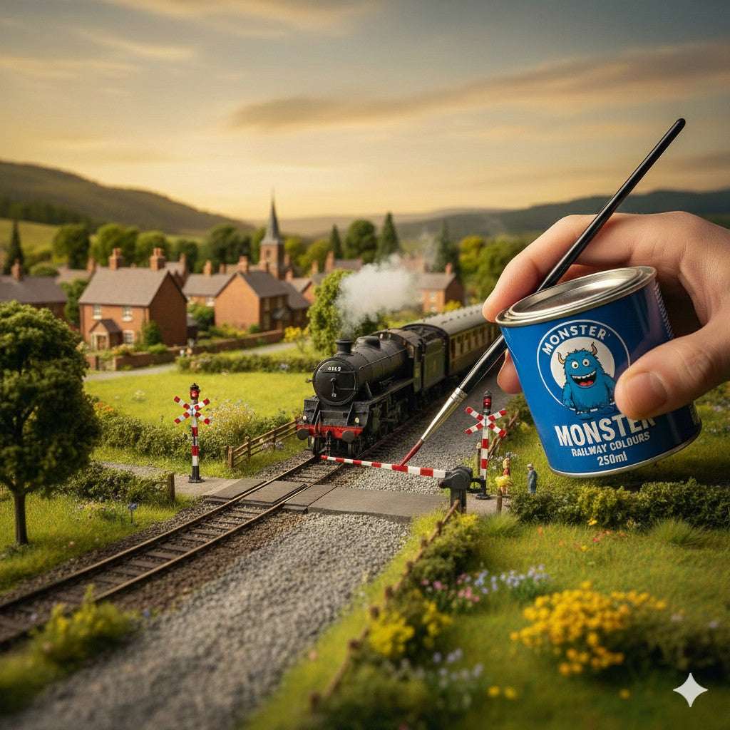 Railway Coloured Paint Monstercolors
