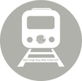 MATT FINISH Rail grey Freight stock Grey BS627 Railway Coloured Paint Monstercolors