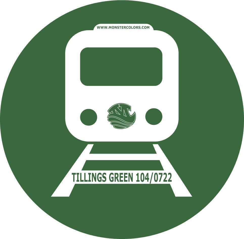 TILLINGS GREEN 104 0722 Railway Coloured Paint Monstercolors