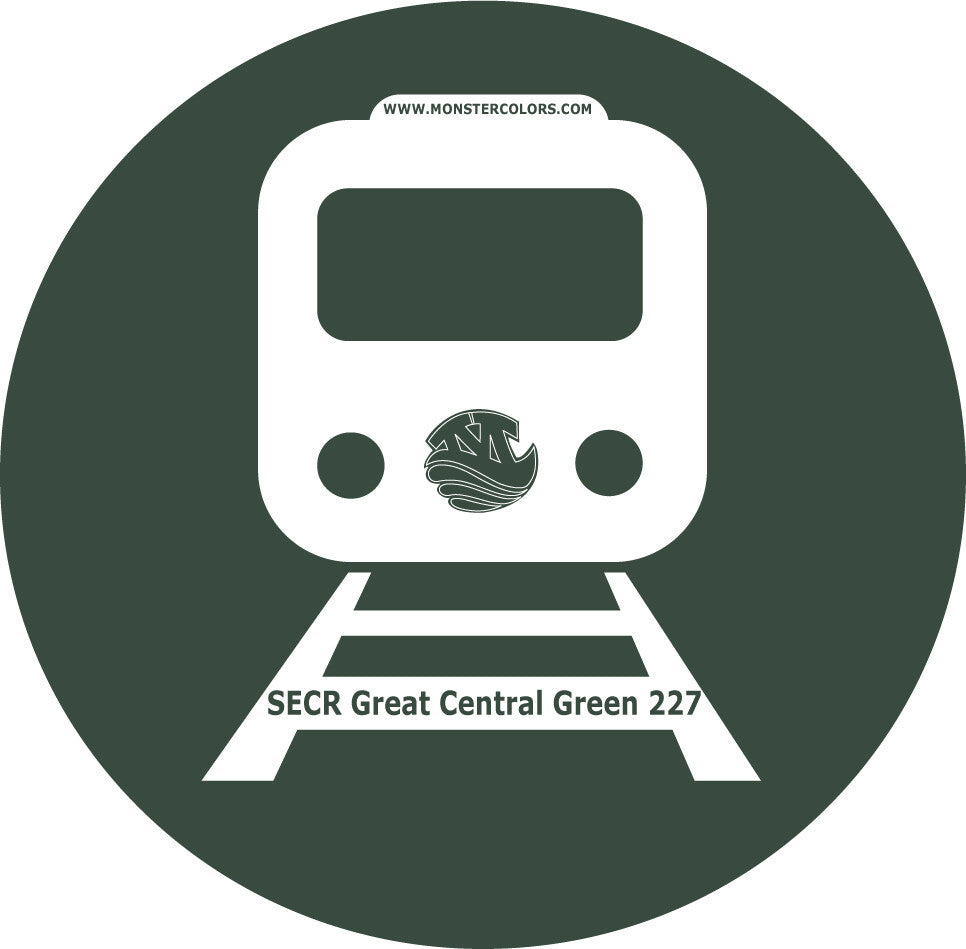 SECR Great Central Green 227 Railway Coloured Paint Monstercolors