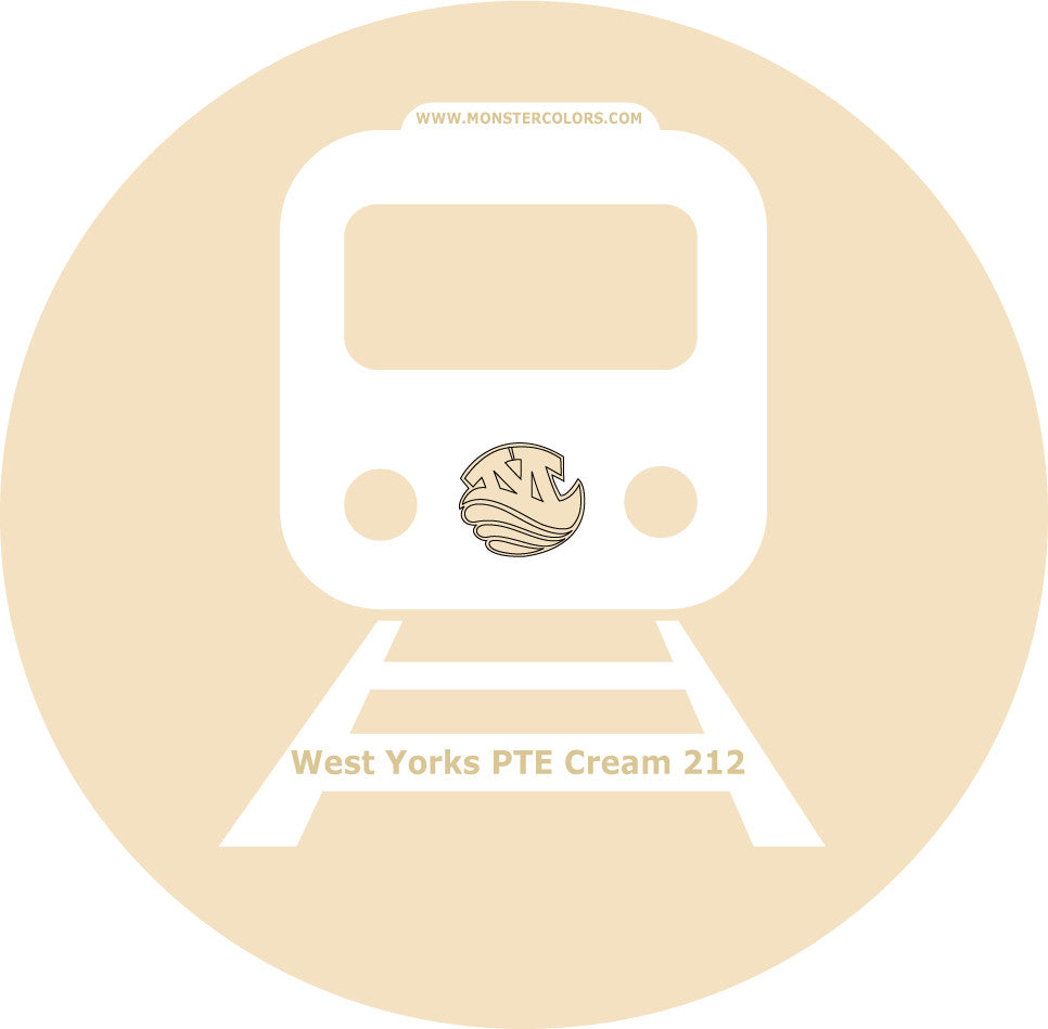 West Yorks PTE Cream 212 Railway Coloured Paint Monstercolors