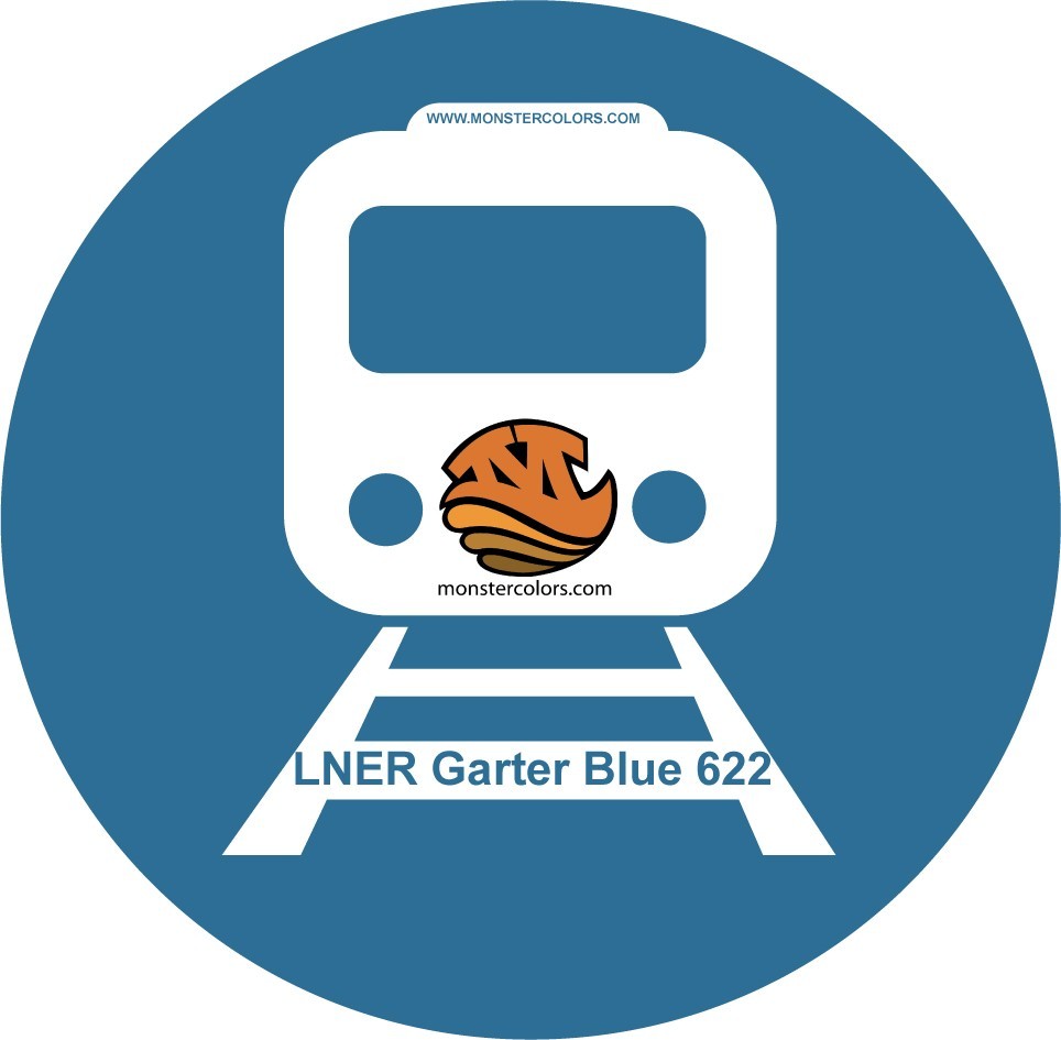 Garter Blue 622 Railway Coloured Paint Monstercolors