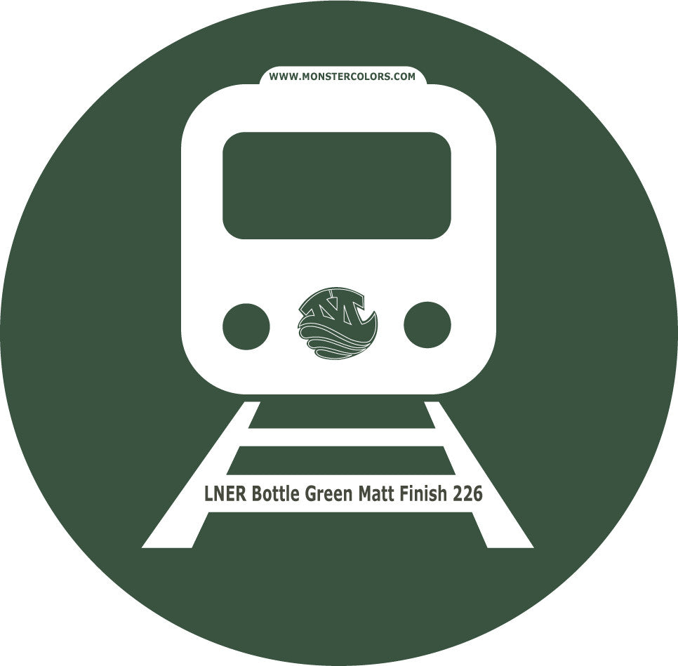 MATT FINISH LSWR Bottle Green bs 226 Railway Coloured Paint Monstercolors
