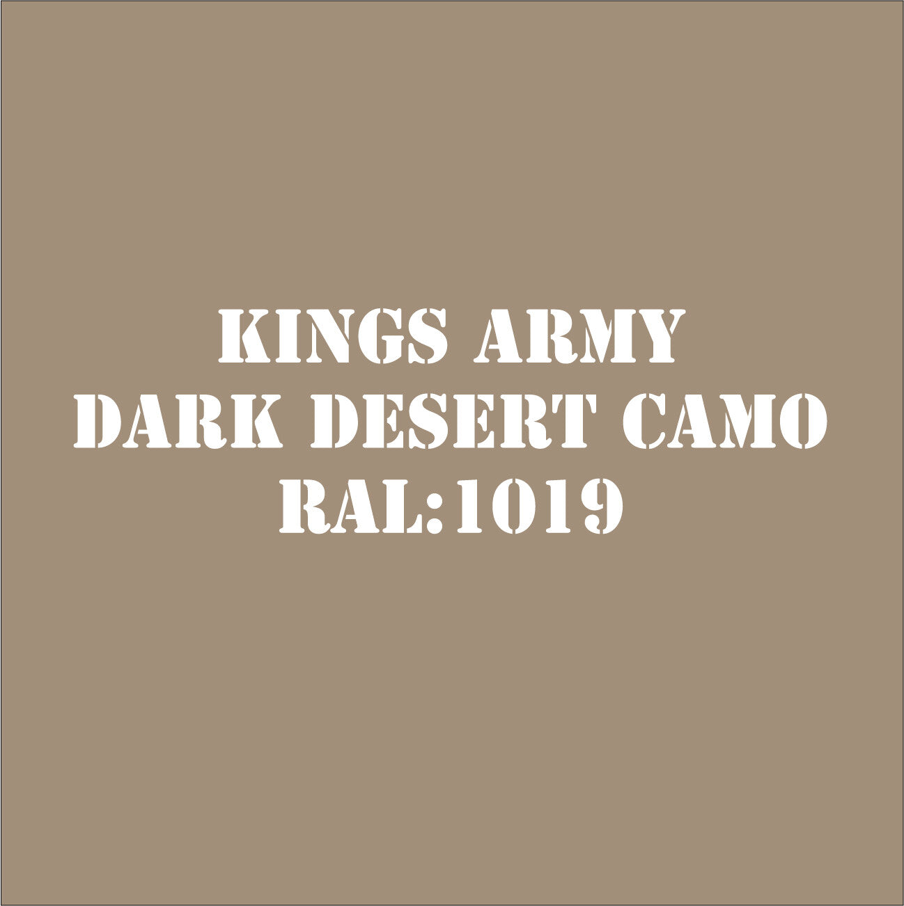 Dark Desert Camo Ral1019 Monster Brush Or Spray Paint Monstercolors