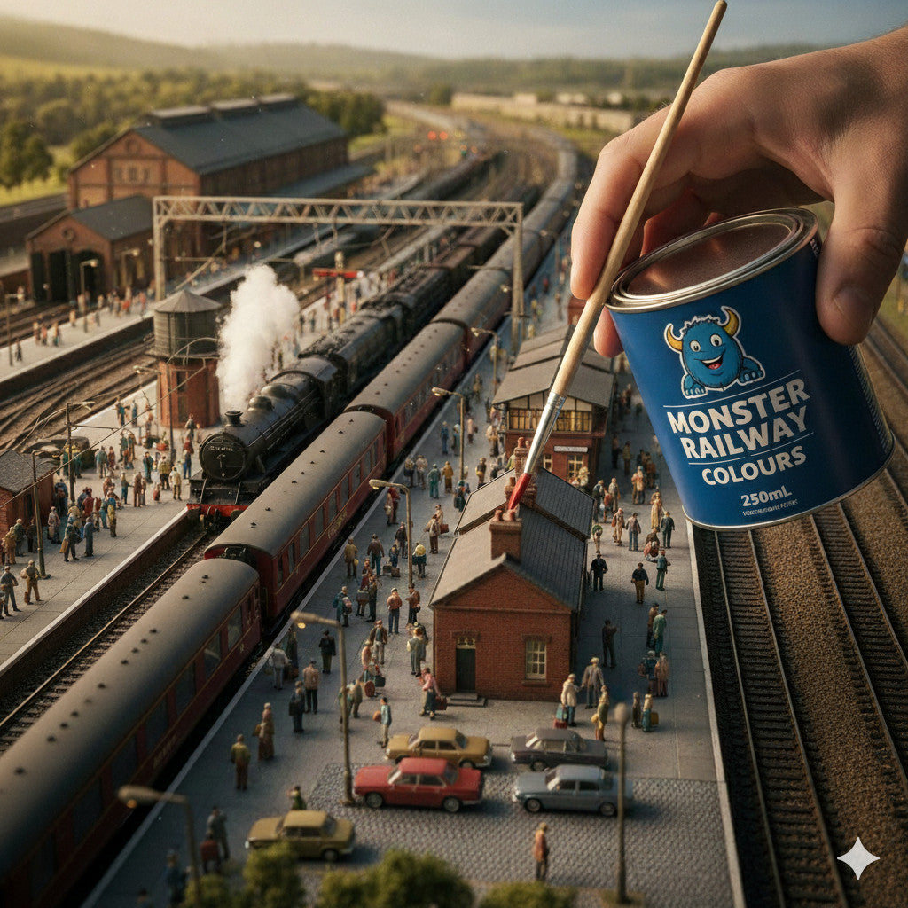 Railway Coloured Paint Monstercolors