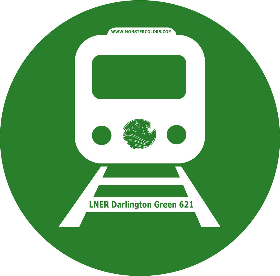 LNER Darlington Green 621 Railway Coloured Paint Monstercolors
