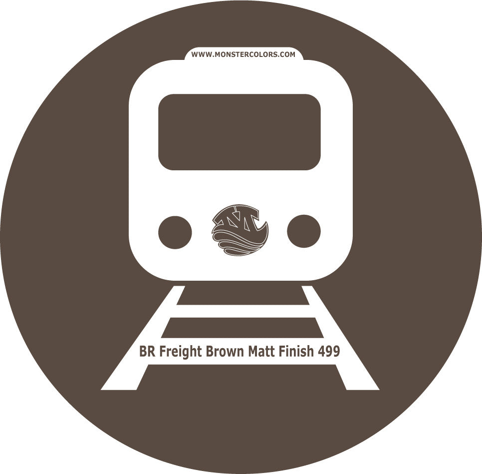 MATT FINISH SR Freight Brown bs 499 Railway Coloured Paint Monstercolors