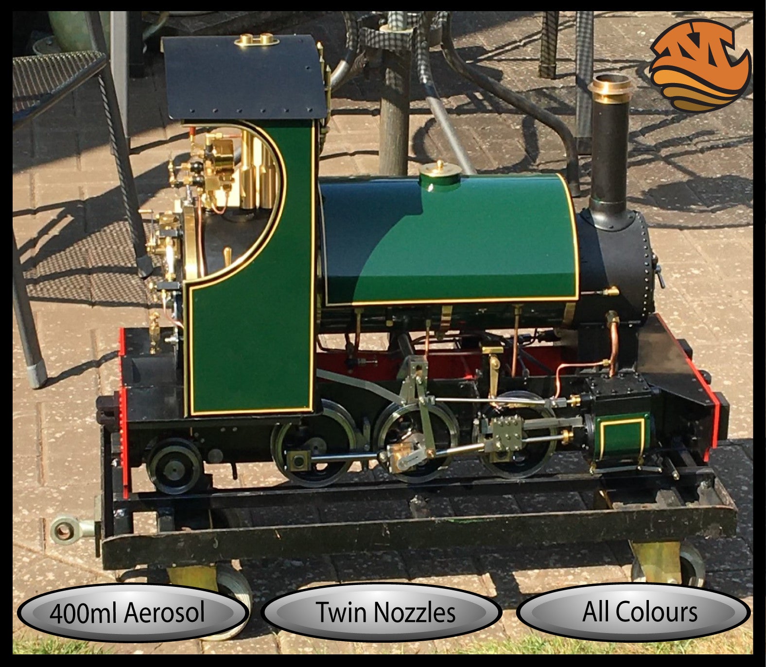 Railway Coloured Paint Monstercolors