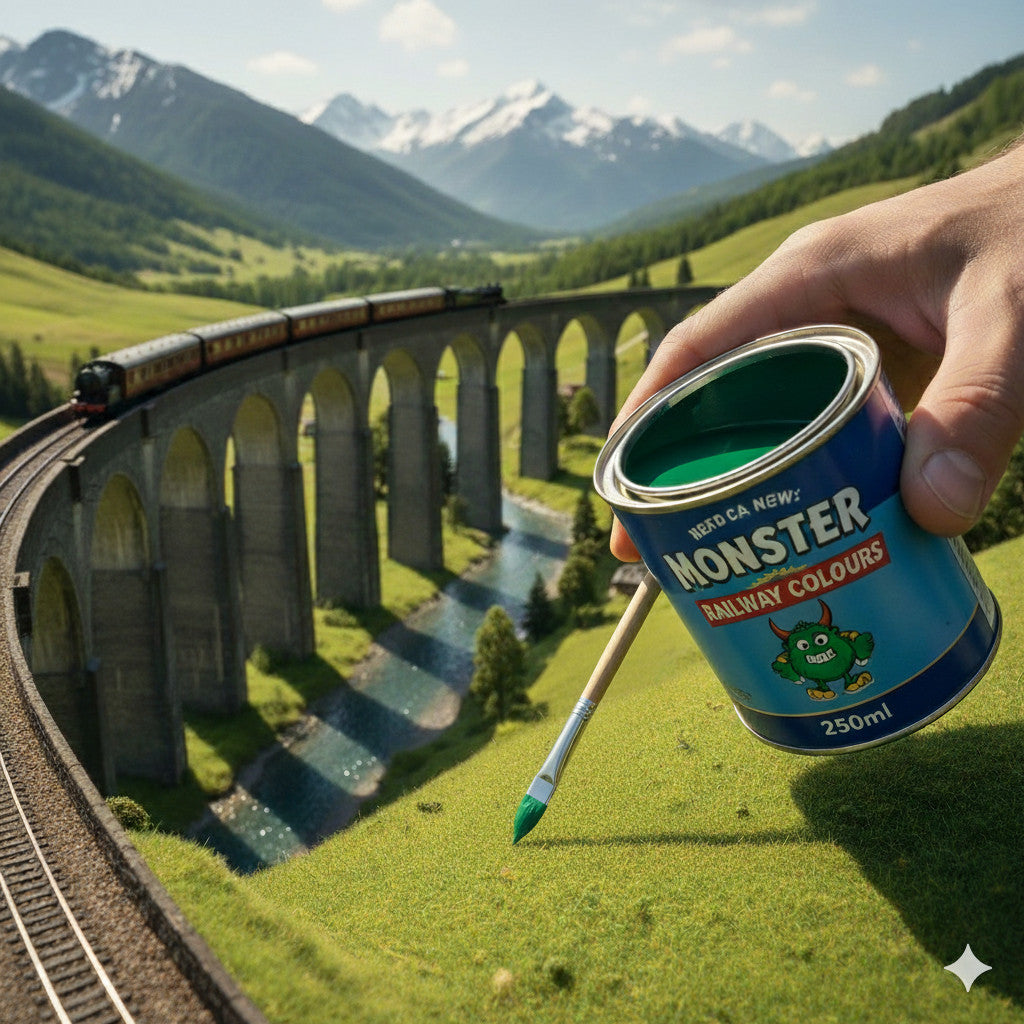 Railway Coloured Paint Monstercolors