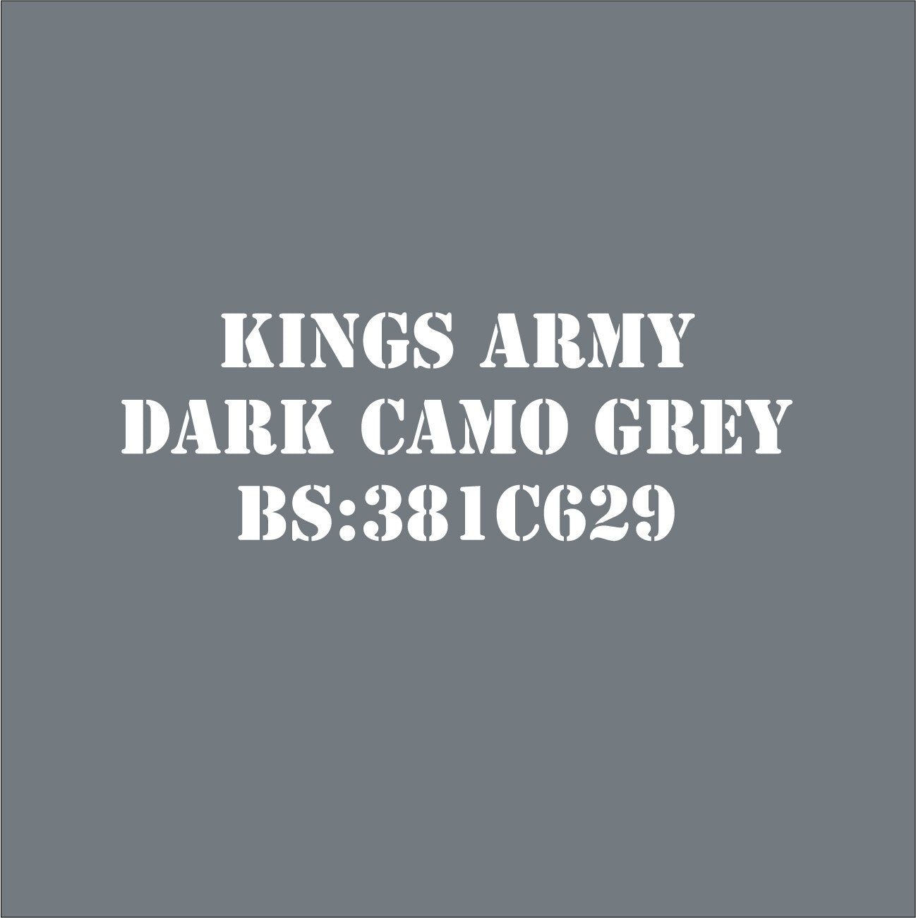 Dark Camo Grey Bs381c629 Monster Brush Or Spray Paint Monstercolors